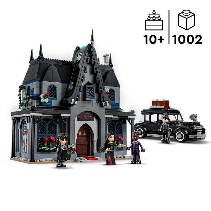 LEGO Mercredi 76786 Exclu Cdiscount  Le Manoir de Morticia - Jeu de Construction des 10 ans - Mini-Poupées