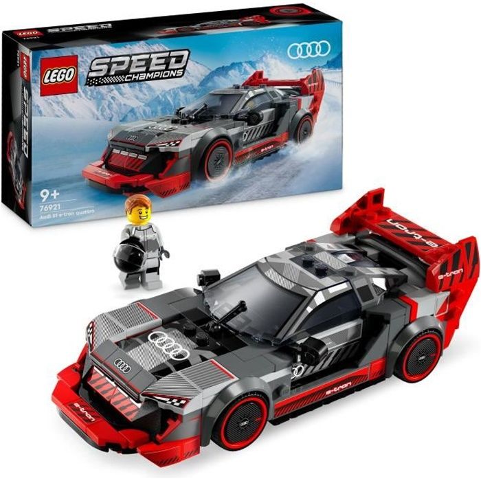 LEGO Speed ​​Champions 76921 Audi S1 ​​e-Tron Quattro Race Car, Toy Vehicle