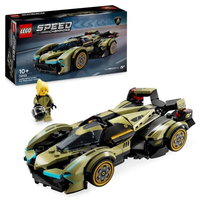 LEGO Speed ​​Champions 76923 Lamborghini Lambo V12 Vision GT Super Car, toy vehicle