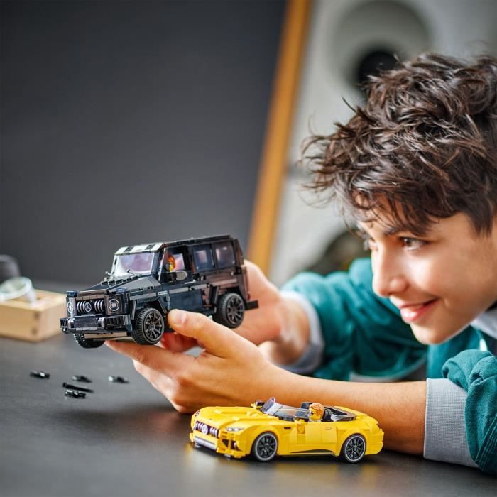 LEGO Speed Champions 76924 Mercedes-AMG G 63 et Mercedes-AMG SL 63, voitures a construire