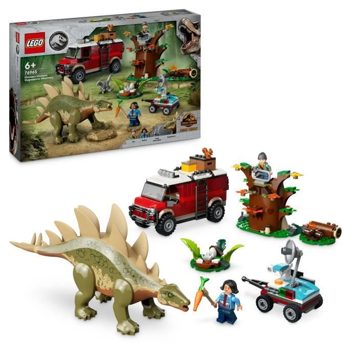 LEGO Jurassic World 76965 Dinosaur Missions: Stegosaurus Discovery, Educational Game