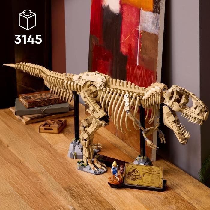 LEGO Jurassic World 76968 Exclu Cdiscount Les Fossiles de Dinosaures : le Tyrannosaurus Rex - Pour Adulte