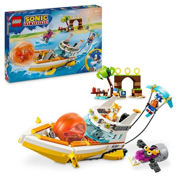 LEGO Sonic the Hedgehog 76997 Tails' Adventure Boat Interactive Toy