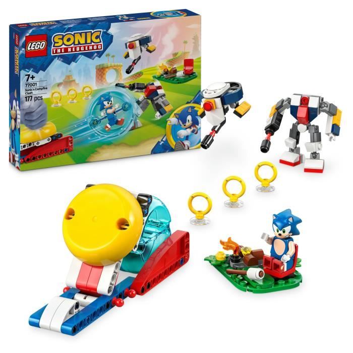 LEGO Sonic the Hedgehog 77001 Sonic's Campfire Conflict Toy for Kids Ages 7 and Up