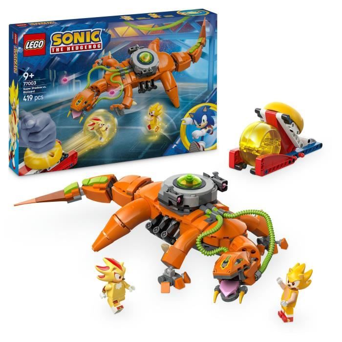 LEGO Sonic the Hedgehog 77003 Super Shadow contre Biolizard Cadeau pour gamers des 9 ans