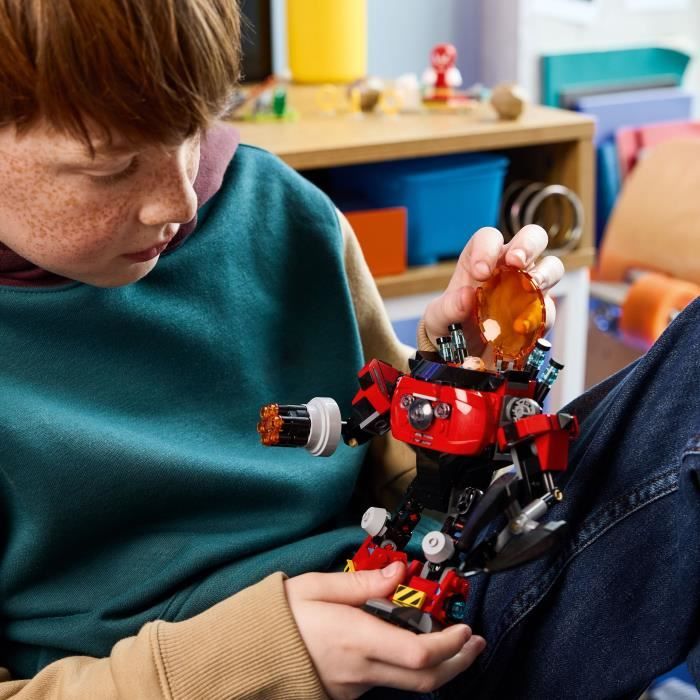 LEGO Sonic the Hedgehog 77005 Knuckles contre l'Egg Crusher de Dr. Eggman - Jeu des 8 ans