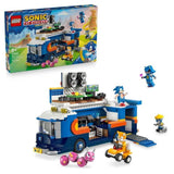 LEGO Sonic the Hedgehog 77006 Le Camion de Contrôle de l'Équipe Sonic - Jouet des 8 ans