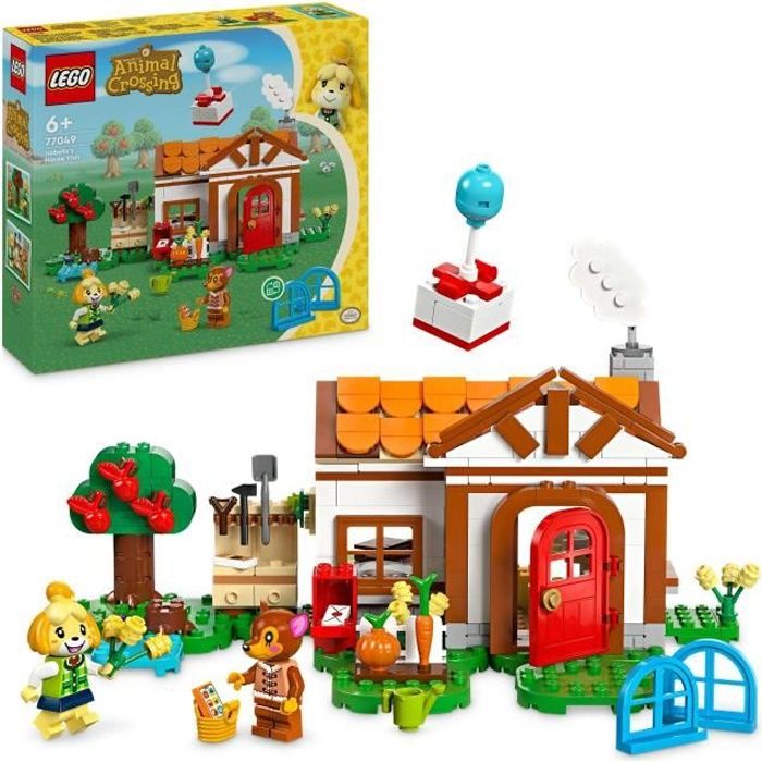 LEGO Animal Crossing 77049 Marie's Visit, Construction Toy, with 2 Minifigures