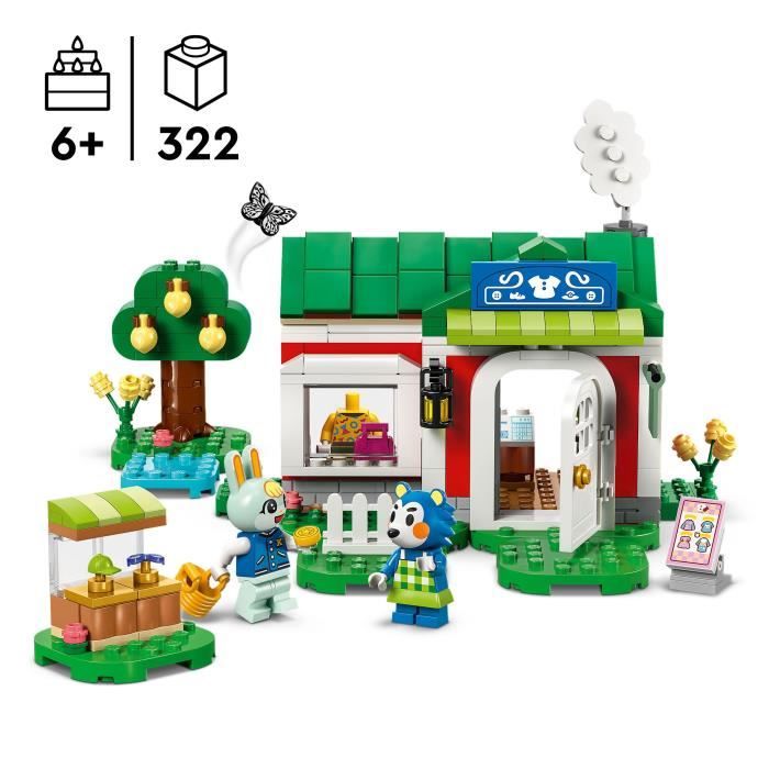 LEGO Animal Crossing 77055 Boutique de vetements des soeurs Doigts de Fée - Jouet des 6 ans