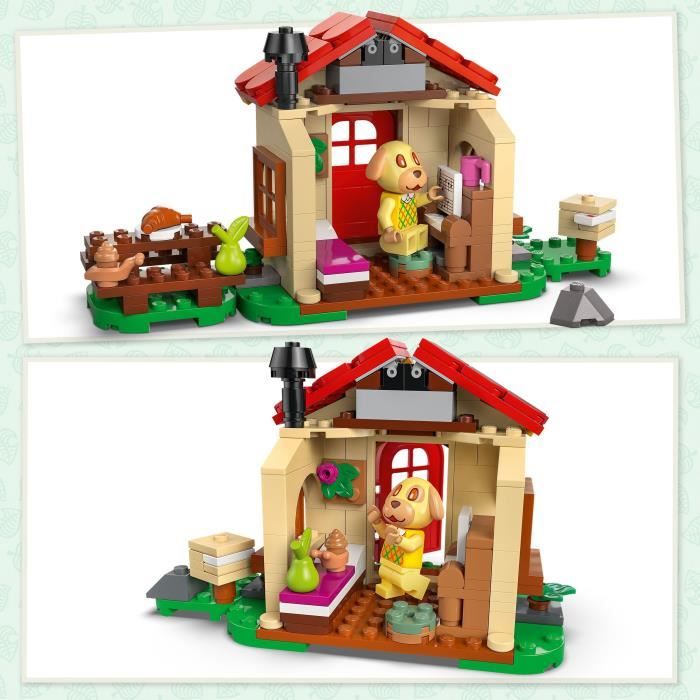LEGO Animal Crossing 77058 La Maison Douillette de Mirza - Jouet  des 6 ans