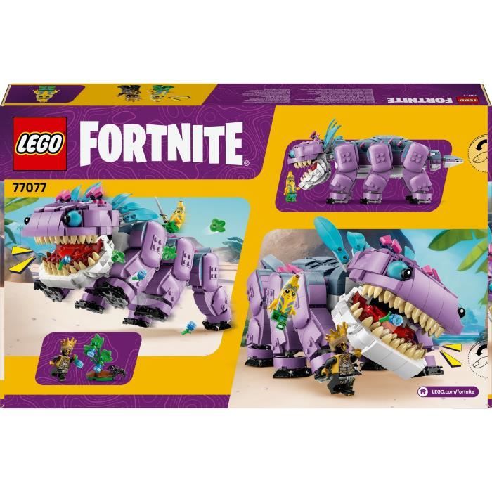 LEGO Fortnite 77077 Klombo - Jeu de Construction pour Garçon des 10 ans - Figurine de Dino