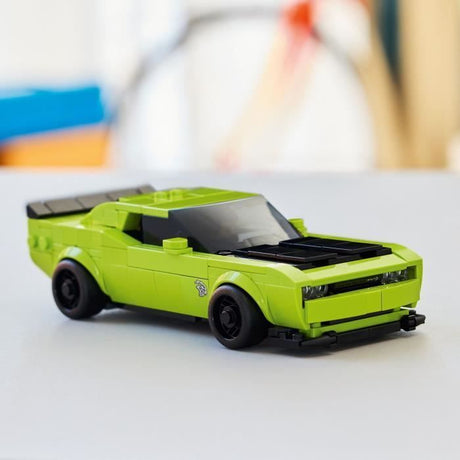 LEGO Speed Champions 77237 Voiture de Sport Dodge Challenger SRT Hellcat - Jouet des 9 ans