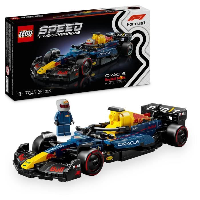 LEGO Speed Champions 77243 Voiture F1 Oracle Red Bull Racing RB20 - Jeu de construction des 10 ans