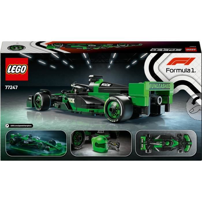 LEGO Speed Champions 77247 Voiture F1 KICK Sauber Team C44 Jeu de construction des 10 ans