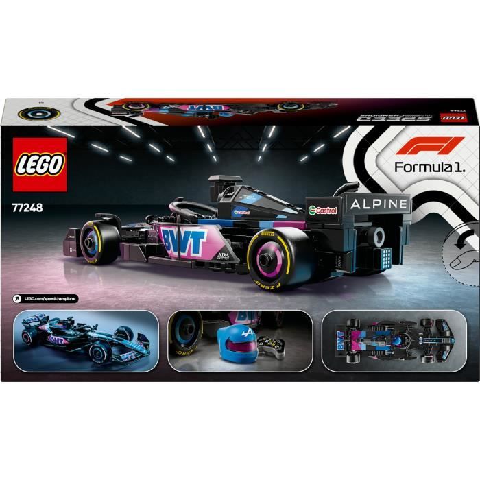 LEGO Speed Champions 77248 Voiture F1 BWT Alpine Team A524 Jeu de construction des 10 ans