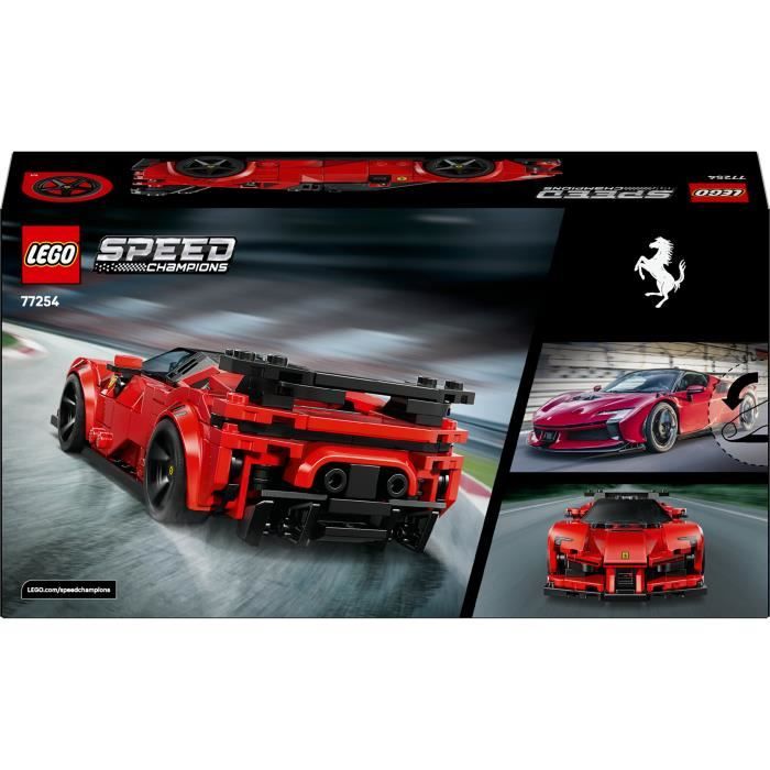 LEGO Speed Champions 77254 Voiture de Course Ferrari SF90 XX Stradale - Jouet des 9 ans