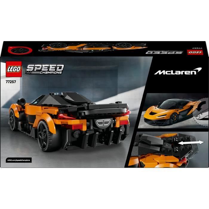 LEGO Speed Champions 77257 McLaren W1 -  Jouet Voiture Orange pour Garçon ou Fille 9 ans