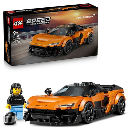 LEGO Speed Champions 77257 McLaren W1 -  Jouet Voiture Orange pour Garçon ou Fille 9 ans