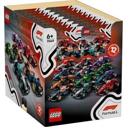 Box de 36 minifigures 71049 Voitures F1 a Collectionner