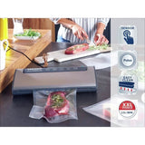 Machine de mise sous vide alimentaire - LEIFHEIT 500 Vacu Power 3236 - 10 sacs inclus - Gris