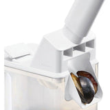 Dénoyauteur a prunes Leifheit 37300, dénoyauteur automatique avec lame en acier inox de haute qualité, utilisation rapide et simple