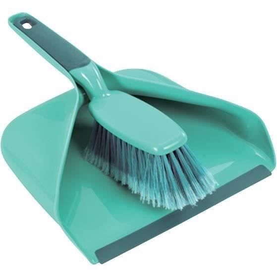 LEIFHEIT 41410 Classic manual sweeping set with collector, practical broom, sturdy dustpan with rubber lip