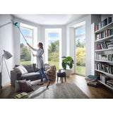 Tete de Loup Leifheit Dusty 41524, plumeau a poussiere pour un nettoyage efficace, balai brosse compatible avec manche Click System