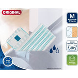 Housse  micro duo Leifheit 52123, housse de rechange pour balai serpilliere Clean Twist M Ergo / PowerClean, tous sols, 1 piece