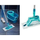 Housse  micro duo Leifheit 52123, housse de rechange pour balai serpilliere Clean Twist M Ergo / PowerClean, tous sols, 1 piece