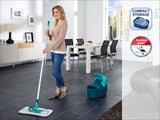 Seau essoreur Leifheit Profi Compact 55080, essore-housse de 8 L compatible avec lave-sol serpillere Leifheit Profi XL, turquoise
