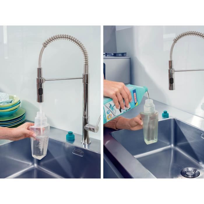 Balai pulvérisateur Leifheit Easy Spray XL 56690, lave sol articulé a 360° avec pulvérisateur intégré au manche, housse micro duo