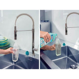 Balai pulvérisateur Leifheit Easy Spray XL 56690, lave sol articulé a 360° avec pulvérisateur intégré au manche, housse micro duo