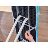 Housse table a repasser Leifheit Thermo Reflect M 71606, réflexion de la chaleur et vapeur, pour planche a repasser max. 125 x 40 cm
