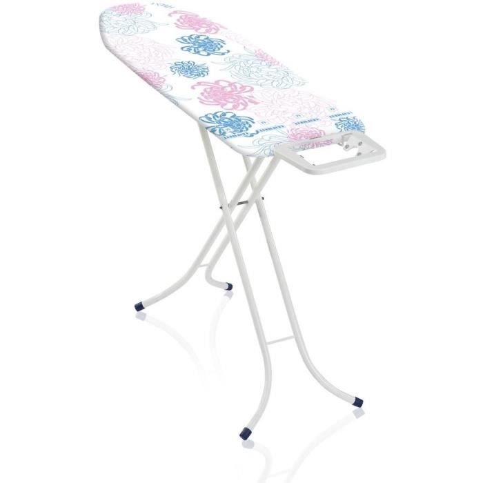 LEIFHEIT 72577 Classic M Basic ironing board, 120x38 cm ironing board, height adjustable with fixed iron rest