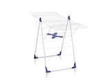 Étendoir a linge Leifheit Classic 200 Flex 81408,  séchoir a linge avec 20m d'étendage et ailettes réglables en hauteur, blanc