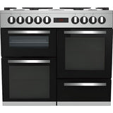 Piano de cuisson Èlectrique BEKO - 6 gaz + 1 wok - 100 cm - PF335325DX - Inox