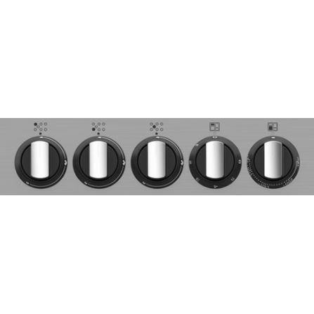 Piano de cuisson électrique BEKO - 6 gaz + 1 wok - 100 cm - PF335325DX - Inox