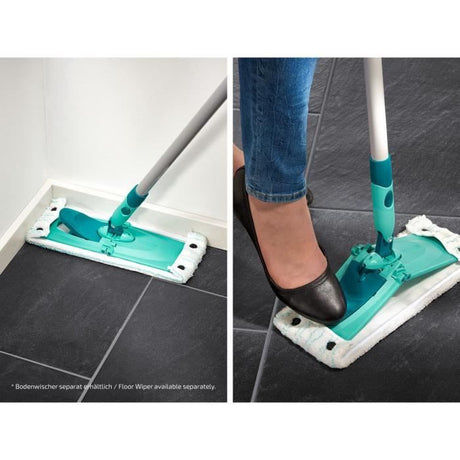 Housse micro duo Leifheit 55320, housse de rechange en microfibres pour balai serpilliere Clean Twist / Combi M, tous sols, 1 piece