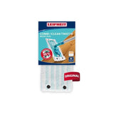 Housse micro duo Leifheit 55320, housse de rechange en microfibres pour balai serpilliere Clean Twist / Combi M, tous sols, 1 piece