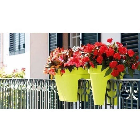 ARTEVASI Jardiniere pour balcon CAPRI - Gris anthracite - 30 x 60 x H 30 cm - 26,8L