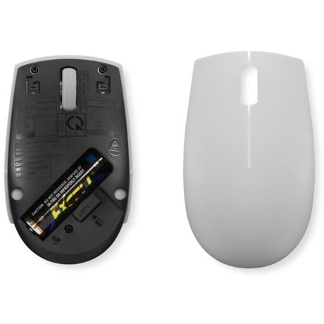Souris sans fil LENOVO 300 - Compacte - Autonomie longue durée - Gris