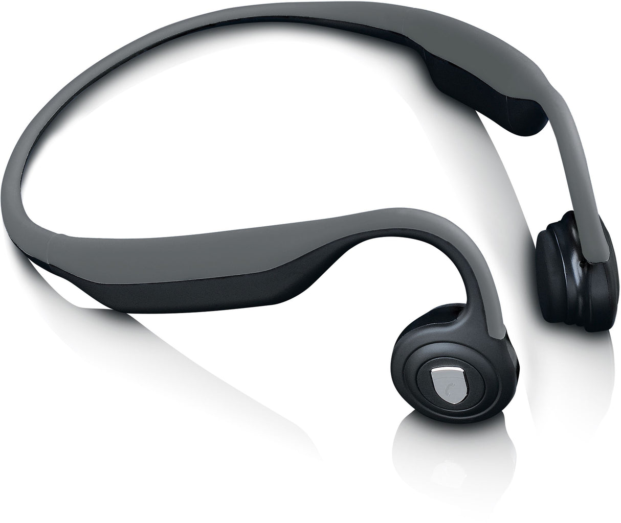 Casque Bluetooth a conduction osseuse - LENCO - HBC-200GY - Autonomie jusqu'a 8 heures - Étanche -  Batterie rechargeable intégrée