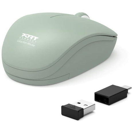 Souris sans fil - PORT Designs - 900543 Collection II - 2.4 GHz - Olive Vert