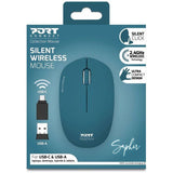Souris sans fil - PORT Designs - 900545 Collection II - 2.4 GHz - Bleu profond