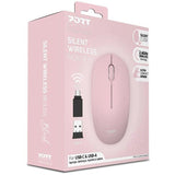 Souris sans fil - PORT Designs - 900541 Collection II - 2.4 GHz - Rose pâle
