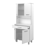 Buffet de cuisine Blanc mat - L 80 cm - OSLO