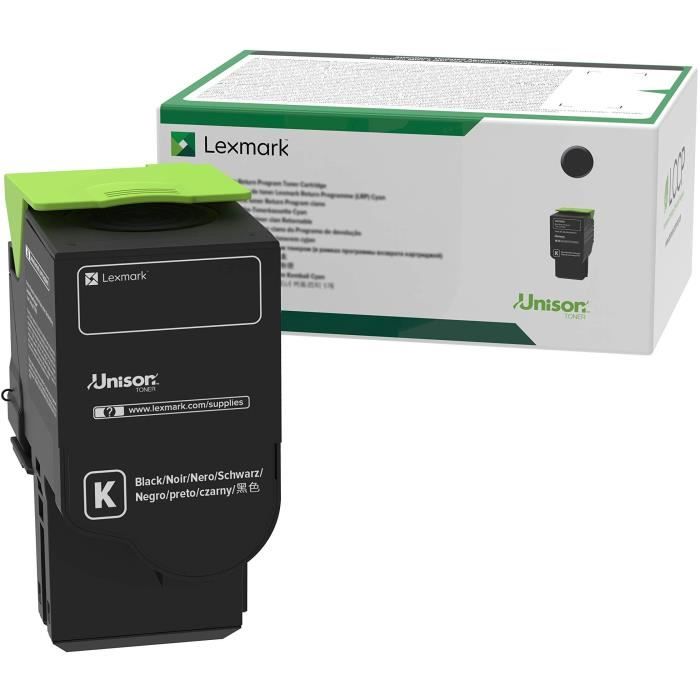 Cartouche de toner noir Lexmark C2320K0 - Programme de retour