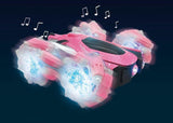 Crosslander 360+ - Voiture rose télécommandée Tout-Terrain lumineuse, programmable et rechargeable.