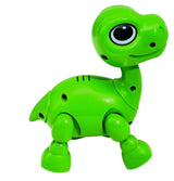 Power Puppy Mini - Robot dinosaure avec effets lumineux et sonores, contrôle par claquement de main, répétition