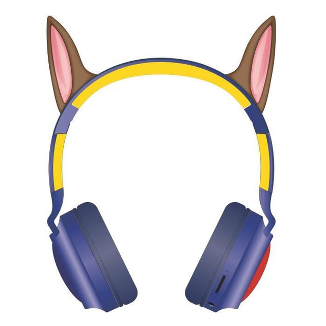 LEXIBOOK - Casque lumineux pliable Bluetooth Chase de La Pat' Patroulle avec limitation du volume
